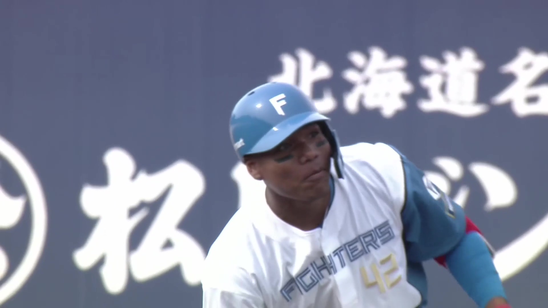 【ファーム】快足2ベース!! ファイターズ・エドポロケイン レフト前のヒットで2塁まで進塁!! 2026年3月22日 北海道日本ハムファイターズ 対 東京ヤクルトスワローズ