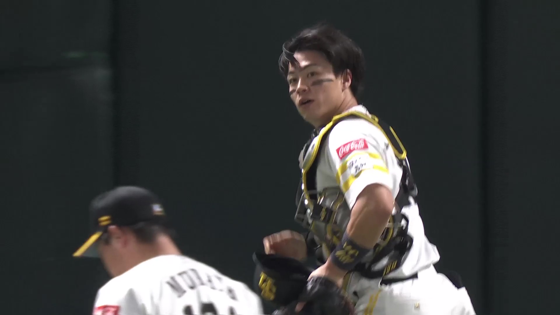 【ファーム】ホークス・牧原巧汰 二塁へ正確な送球を見せて、三振ゲッツーを完成させる!! 2026年7月8日 福岡ソフトバンクホークス 対 オリックス・バファローズ