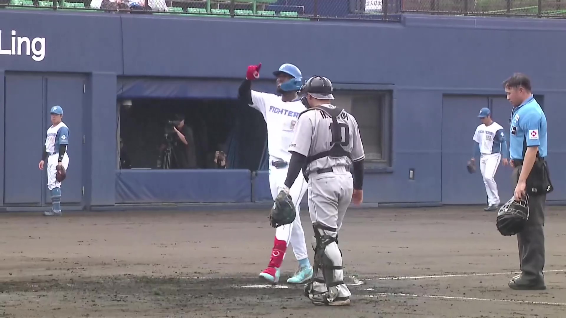 【ファーム】幸先よく初回から先制!! ファイターズ・カストロがソロホームランを放つ!! 2026年8月6日 北海道日本ハムファイターズ 対 ハヤテベンチャーズ静岡