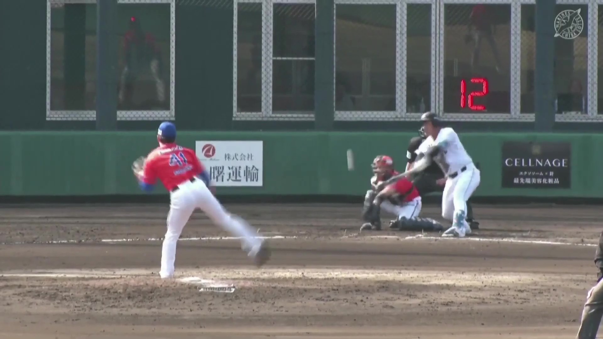 【ファーム】また打った!! マリーンズ・愛斗 今日猛打賞となるタイムリーヒットで追加点!! 2026年3月28日 千葉ロッテマリーンズ 対 オイシックス新潟アルビレックスBC