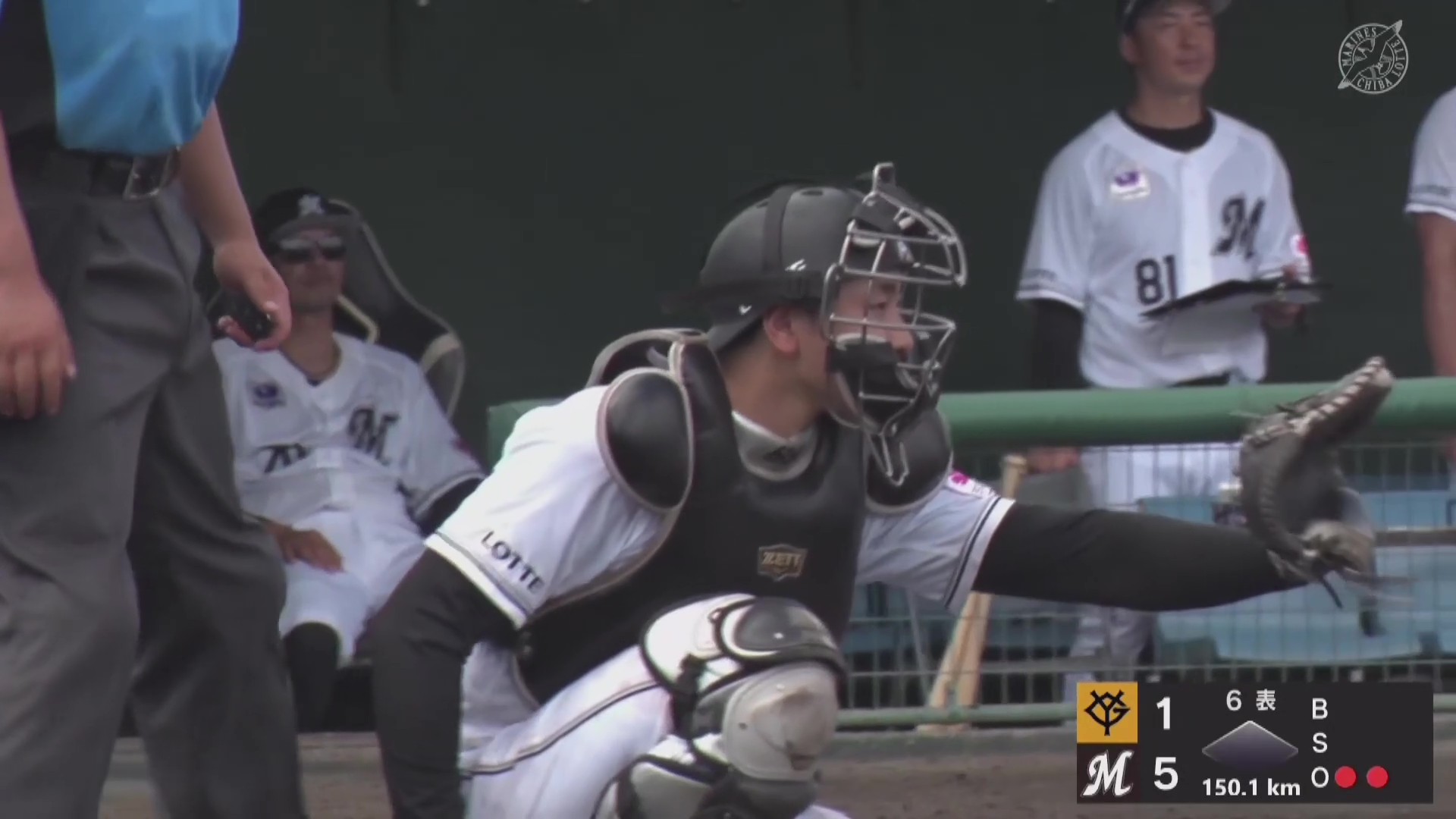 【ファーム】三振ゲッツー!! マリーンズ・岡村了樹 強肩を見せてランナーをアウトに!! 2026年7月19日 千葉ロッテマリーンズ 対 読売ジャイアンツ