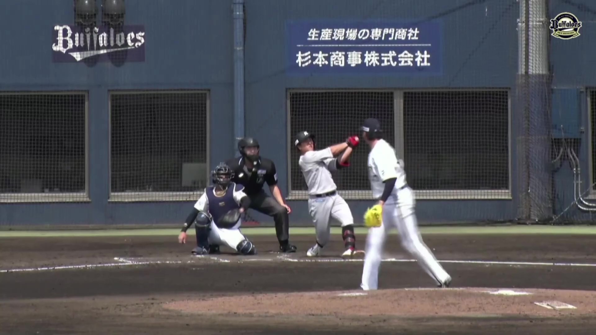 【ファーム】マリーンズ・山口航輝 完璧な当たりの先制ソロホームラン!! 2026年5月2日 オリックス・バファローズ 対 千葉ロッテマリーンズ