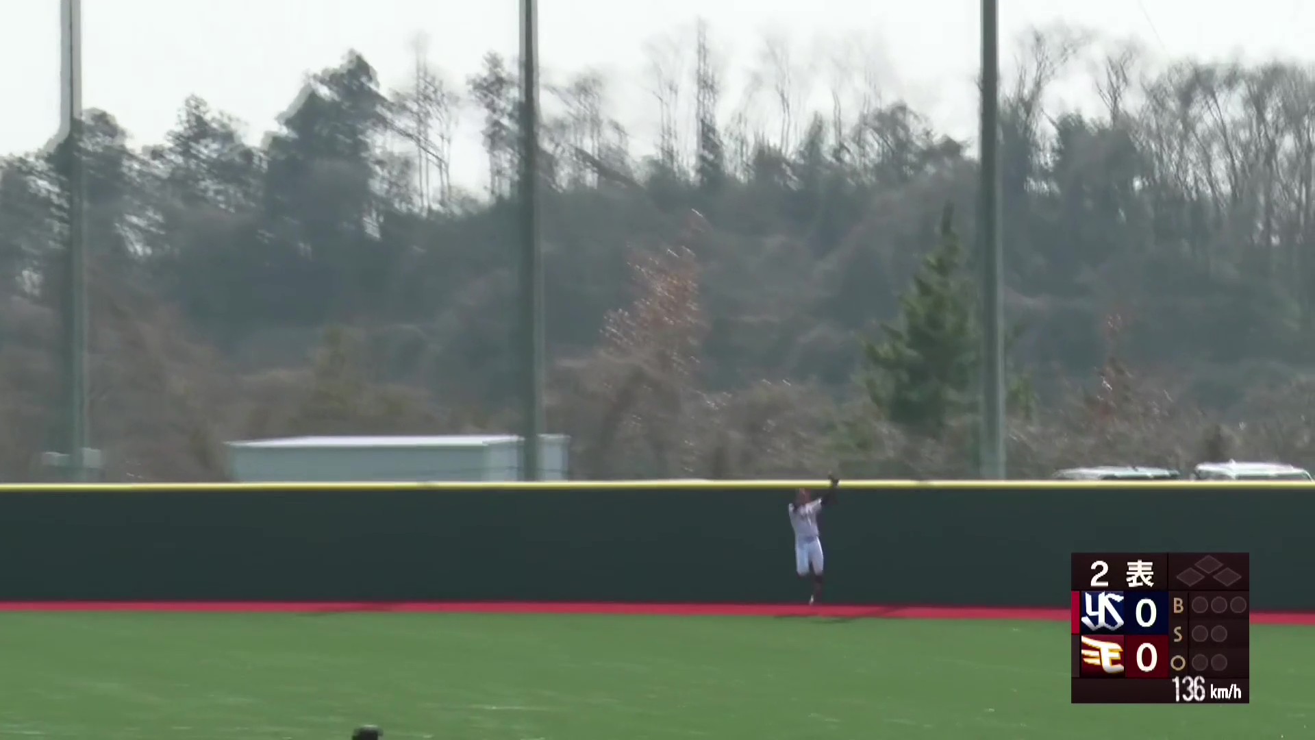 【ファーム】ジャンピングキャッチ!! イーグルス・阪上翔也 長打の当たりのファインプレー!! 2026年3月28日 東北楽天ゴールデンイーグルス 対 東京ヤクルトスワローズ