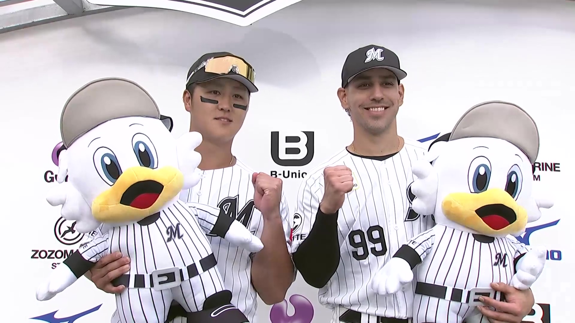 マリーンズ・ソト選手・山口航輝選手ヒーローインタビュー 6月14日 千葉ロッテマリーンズ 対 横浜DeNAベイスターズ