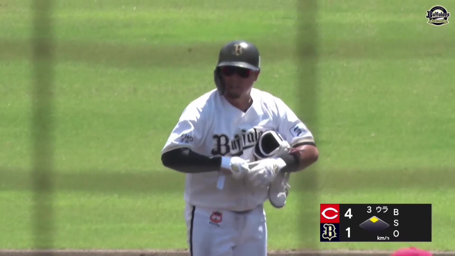 【ファーム】反撃開始!! バファローズ・香月一也 初球を狙って左中間へタイムリー2ベースヒット!! 2026年6月13日 オリックス・バファローズ 対 広島東洋カープ