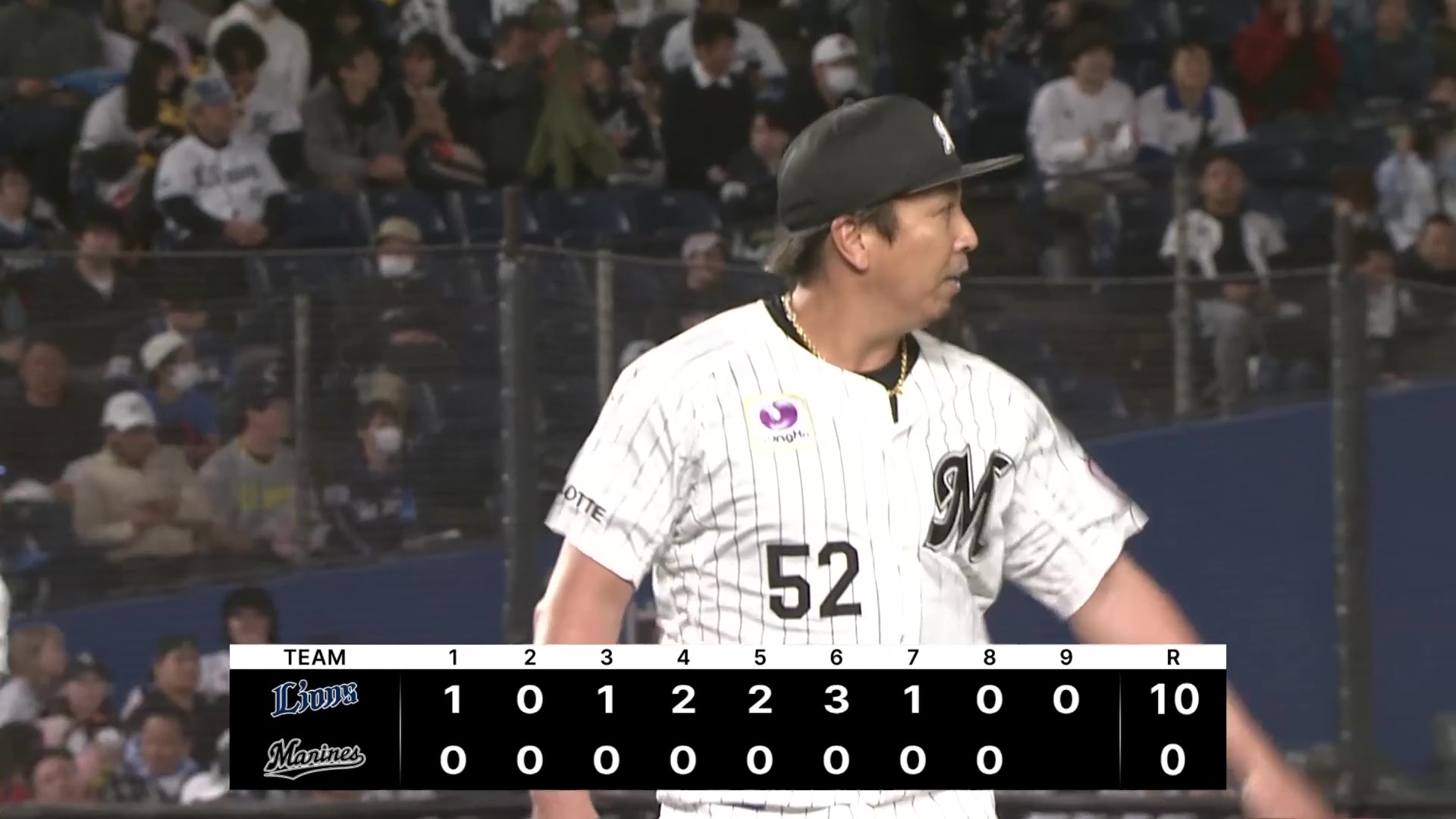 【9回表】マリーンズ・益田直也 9回に登板して無失点に抑える!! 2026年5月1日 千葉ロッテマリーンズ 対 埼玉西武ライオンズ