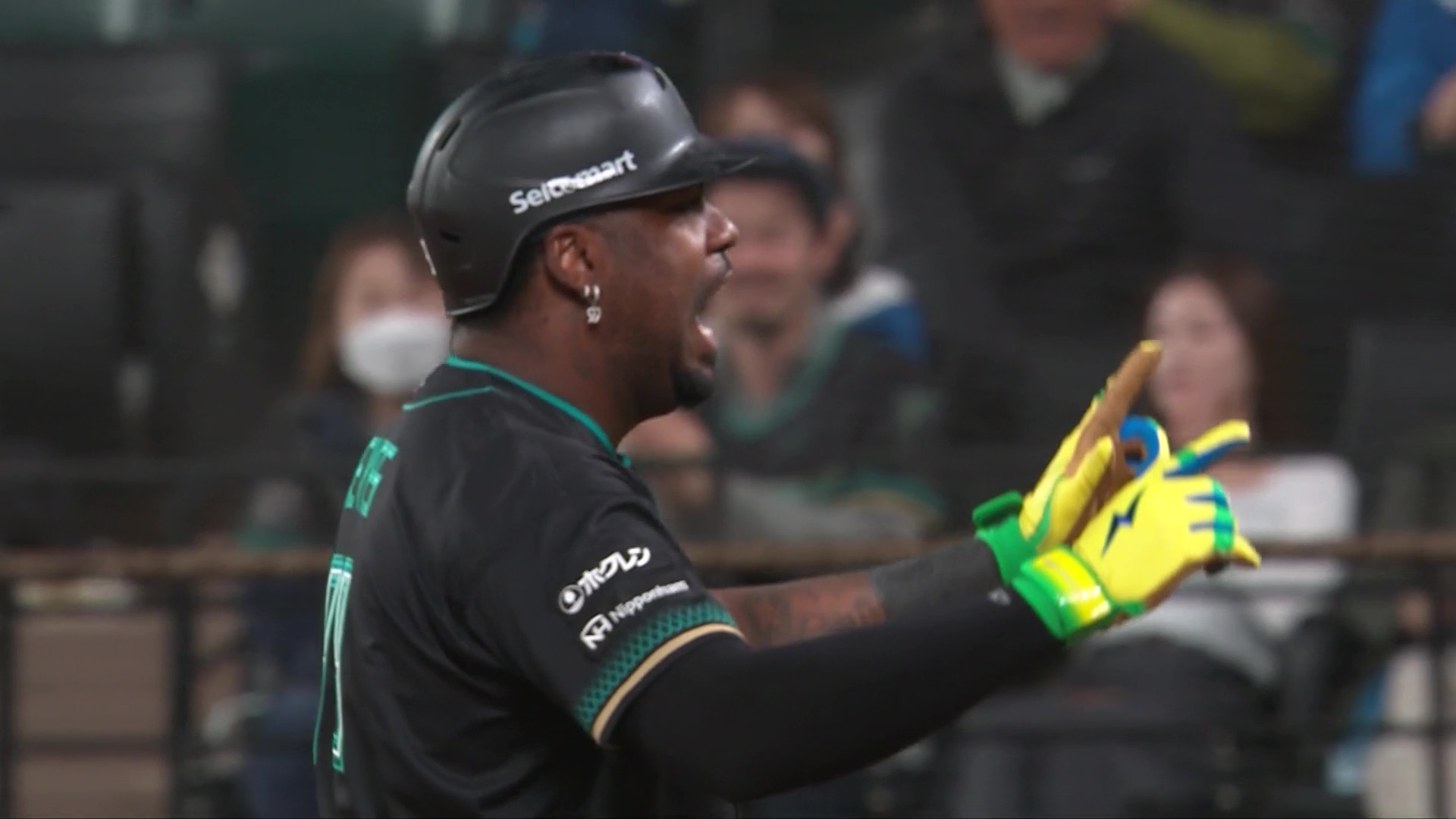 【3回裏】ファイターズ・レイエス 満塁のチャンスでレフトへの先制タイムリーヒット!! 2026年4月21日 北海道日本ハムファイターズ 対 東北楽天ゴールデンイーグルス