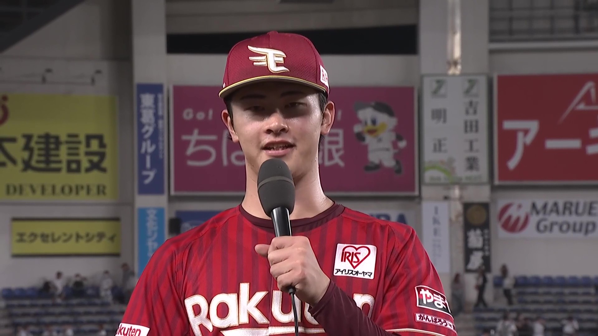 イーグルス・古謝樹投手ヒーローインタビュー 9月17日 千葉ロッテマリーンズ 対 東北楽天ゴールデンイーグルス