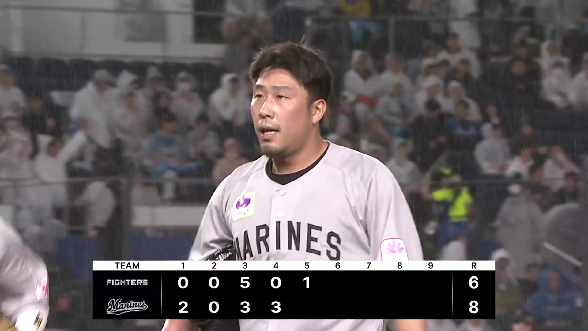 【5回表】5年目で掴んだプロ初勝利!! マリーンズ・八木彬 2イニングを1失点にまとめ雨中の熱戦を制す!! 2026年4月15日 千葉ロッテマリーンズ 対 北海道日本ハムファイターズ