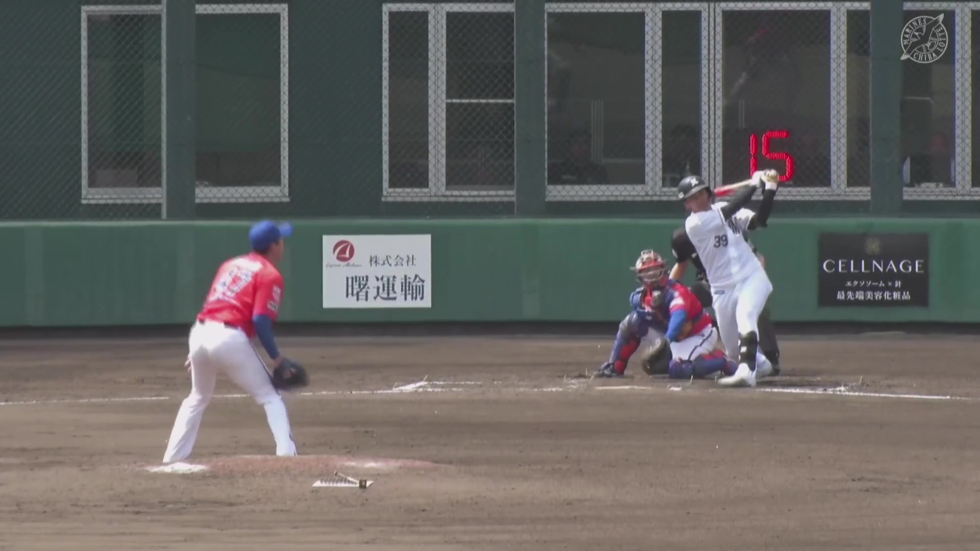 【ファーム】チャンスを逃さない!! マリーンズ・井上広大 変化球をレフトへ運び追加点!! 2026年4月14日 千葉ロッテマリーンズ 対 オイシックス新潟アルビレックスBC