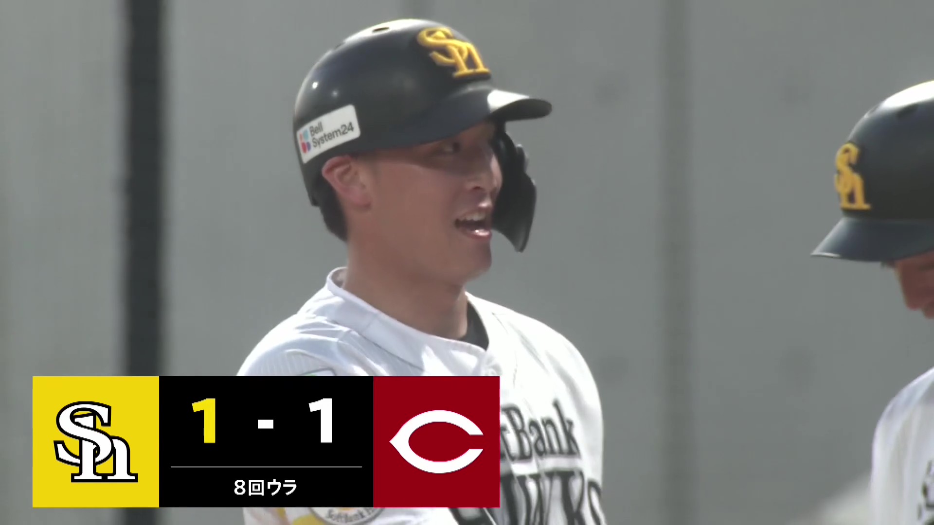 【ファーム】振り抜いた!! ホークス・藤田悠太郎 レフト前へのタイムリーヒットで同点に追いつく!! 2026年7月19日 福岡ソフトバンクホークス 対 広島東洋カープ