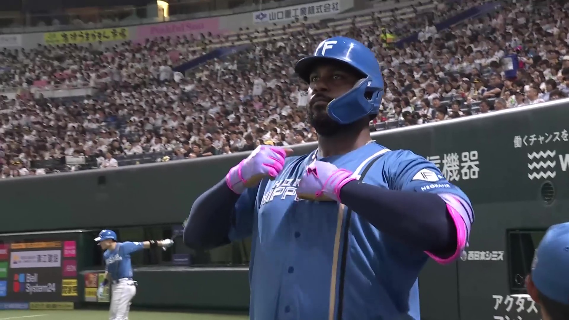 【5回表】完璧な一発!! ファイターズ・レイエス 高めの球を振り抜き特大のソロホームランで一点差に詰め寄る!! 2026年5月24日 福岡ソフトバンクホークス 対 北海道日本ハムファイターズ