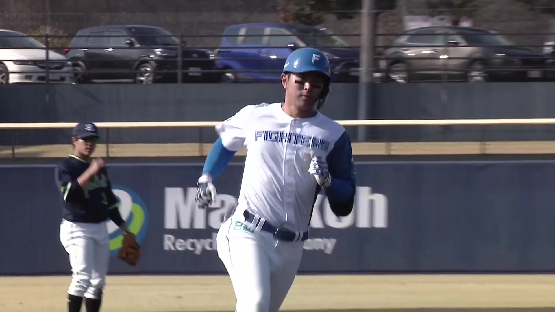 【ファーム】確信の一打!! ファイターズ・宮崎一樹 本日のチーム初安打はレフトへのソロアーチ!! 2026年3月21日 北海道日本ハムファイターズ 対 東京ヤクルトスワローズ