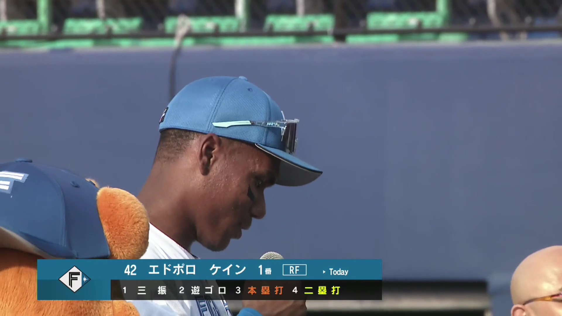 【ファーム】 ファイターズ・エドポロケイン選手 ヒーローインタビュー 3月29日 北海道日本ハムファイターズ 対 読売ジャイアンツ