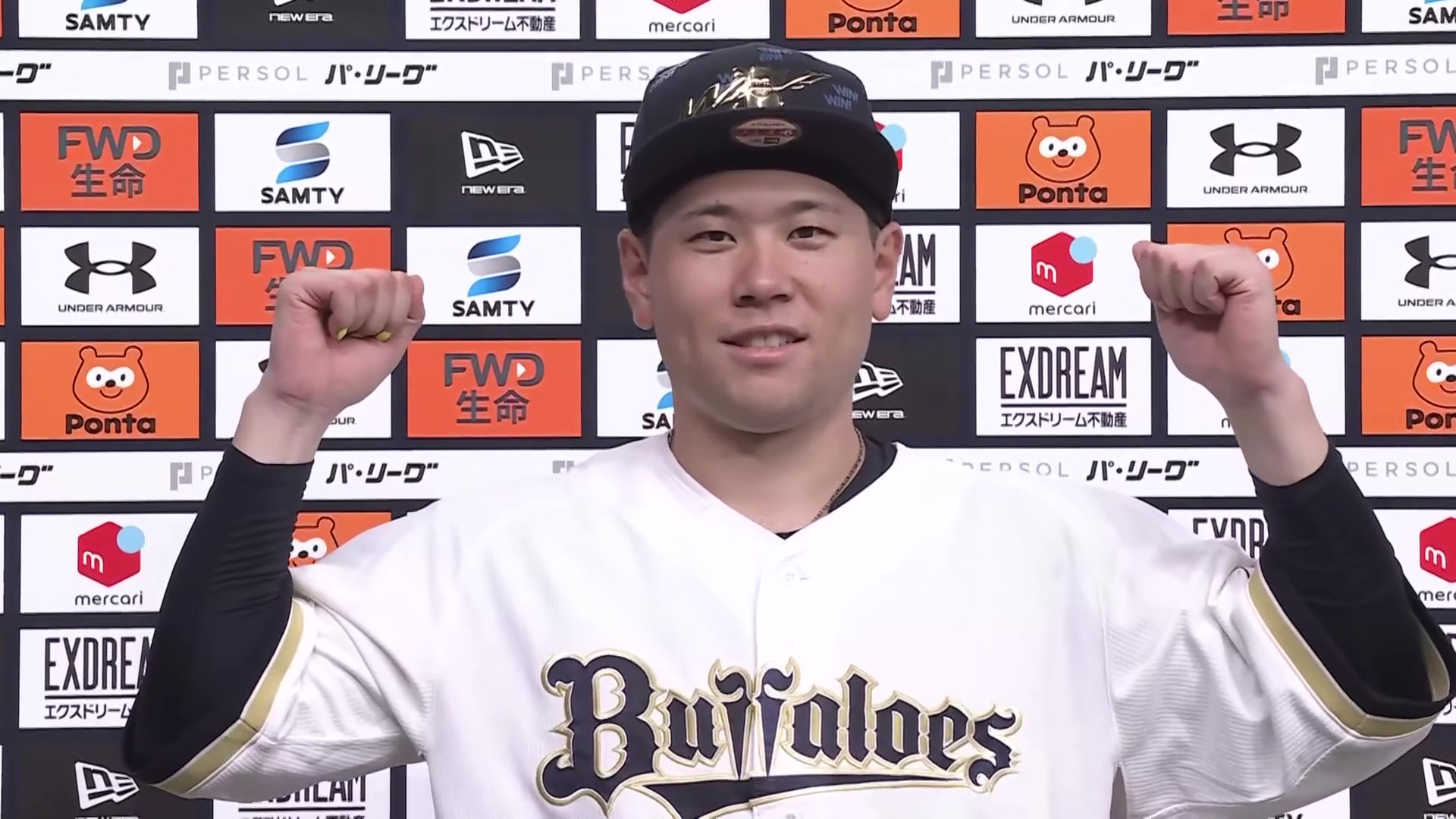 バファローズ・福永奨選手ヒーローインタビュー 7月25日 オリックス・バファローズ 対 千葉ロッテマリーンズ