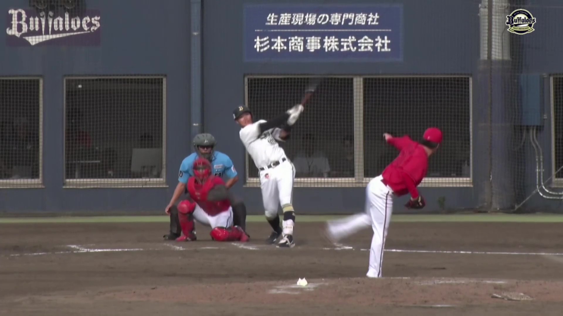 【ファーム】反撃開始!! バファローズ・三方陽登 三遊間を抜けるタイムリーヒット!! 2026年9月25日 オリックス・バファローズ 対 広島東洋カープ