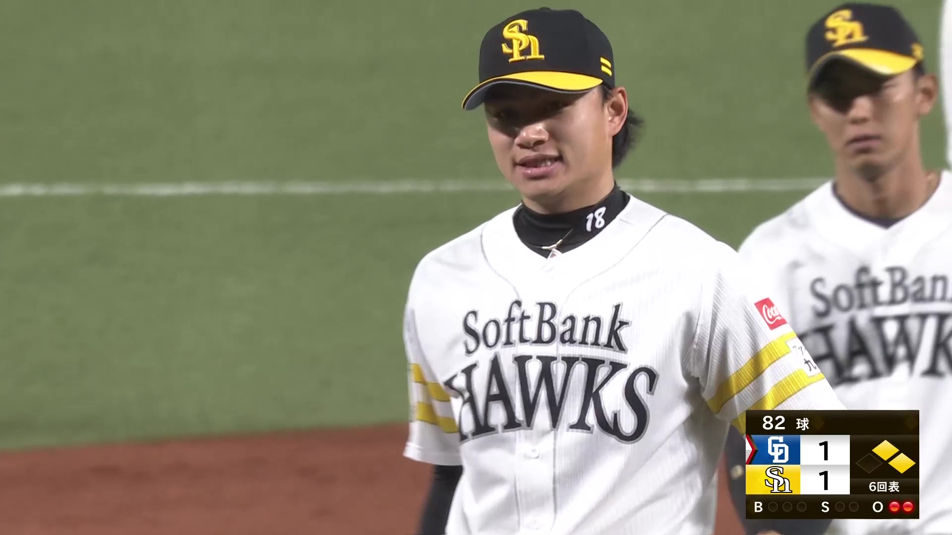 【6回表】ホークス・徐若熙 5回2/3を7奪三振1失点に抑える好投!! 2026年3月18日 福岡ソフトバンクホークス 対 中日ドラゴンズ