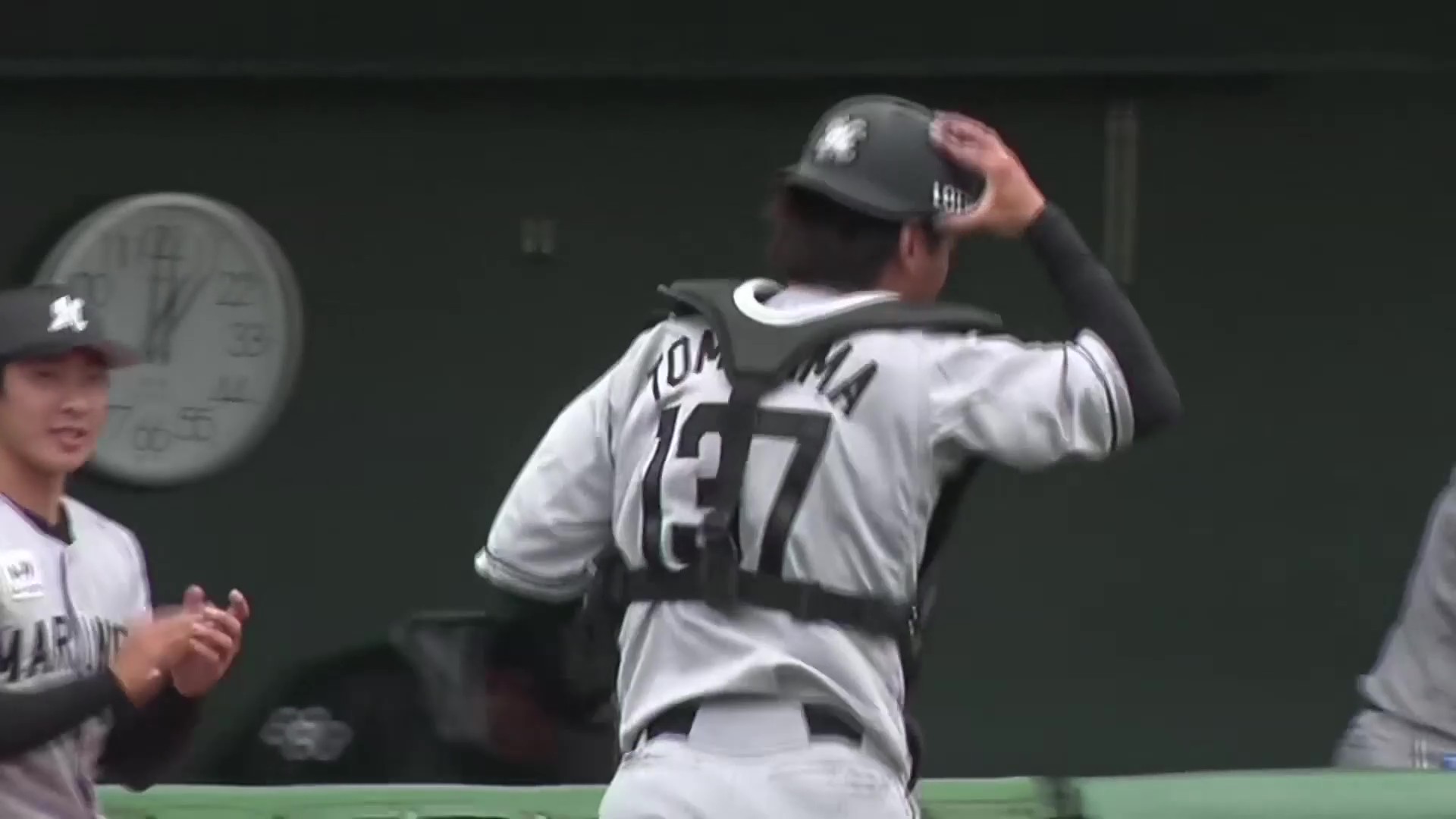 【ファーム】マリーンズ・富山紘之進 2塁へ矢のような送球で盗塁を阻止する!! 2026年4月23日 東北楽天ゴールデンイーグルス 対 千葉ロッテマリーンズ