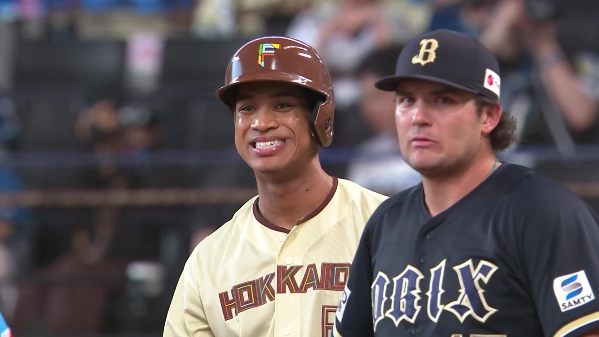【1回裏】先制!! ファイターズ・万波中正 一二塁間をしぶとく抜けるタイムリーヒット!! 2026年7月1日 北海道日本ハムファイターズ 対 オリックス・バファローズ