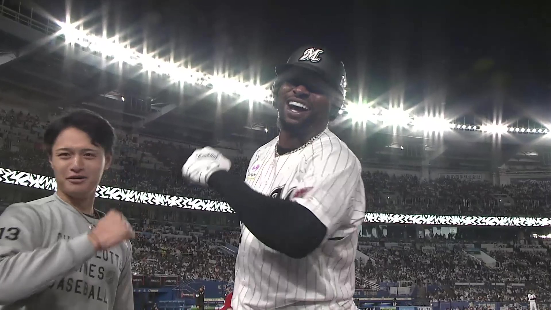 【8回裏】これがパワー!! マリーンズ・ポランコ ライトへのHRで貴重な追加点を挙げる!! 2026年3月27日 千葉ロッテマリーンズ 対 埼玉西武ライオンズ