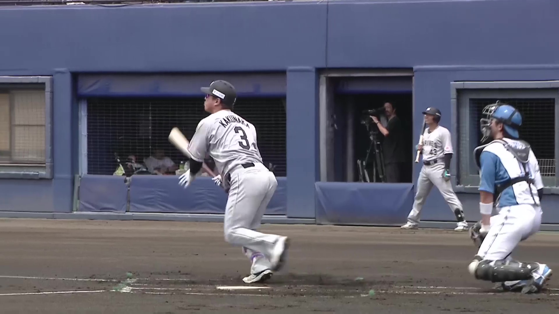 【ファーム】初球を仕留めた!! マリーンズ・角中勝也 ライトスタンドへの3ランホームラン!! 2026年6月14日 北海道日本ハムファイターズ 対 千葉ロッテマリーンズ