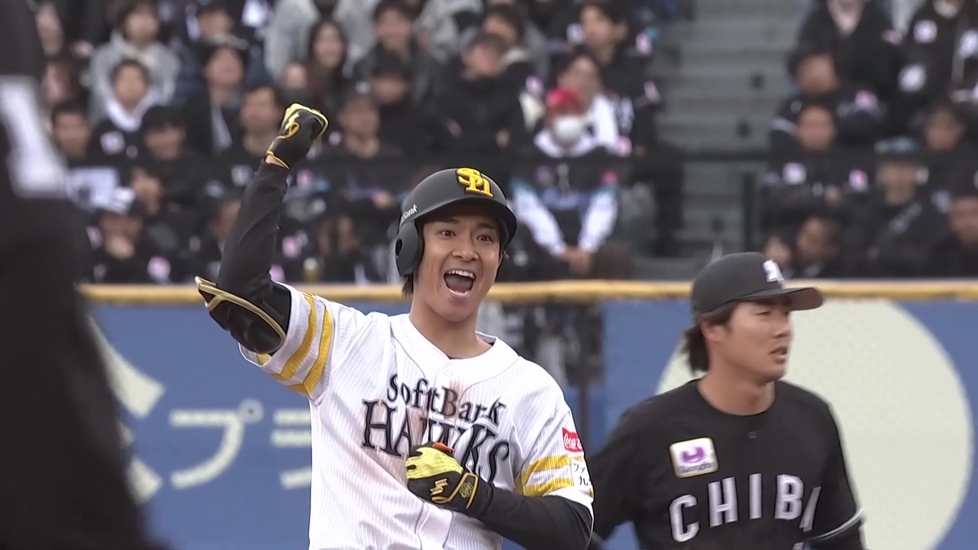 【7回表】巧打を見せつける!! ホークス・柳町達 右中間へ走者一掃の逆転タイムリー2ベース!! 2026年4月4日 千葉ロッテマリーンズ 対 福岡ソフトバンクホークス