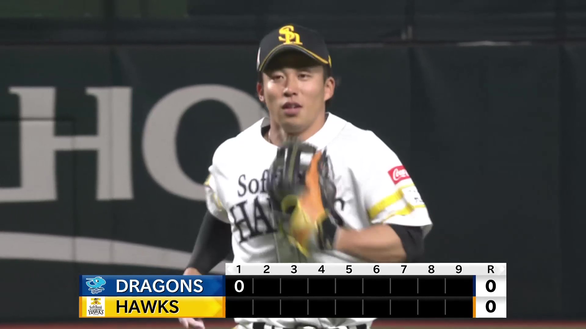 【1回表】ホークス・野村勇 流れるような捕球からジャンピングスローでアウトにする‼ 2026年3月17日 福岡ソフトバンクホークス 対 中日ドラゴンズ