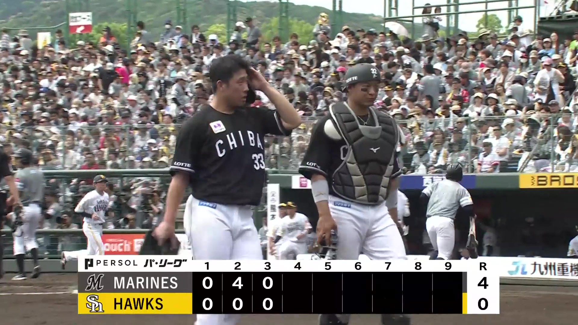 【3回裏】ナイスピッチング!! マリーンズ・八木彬 緊急登板にもかかわらず2.1回を無失点に抑える!! 2026年4月25日 福岡ソフトバンクホークス 対 千葉ロッテマリーンズ