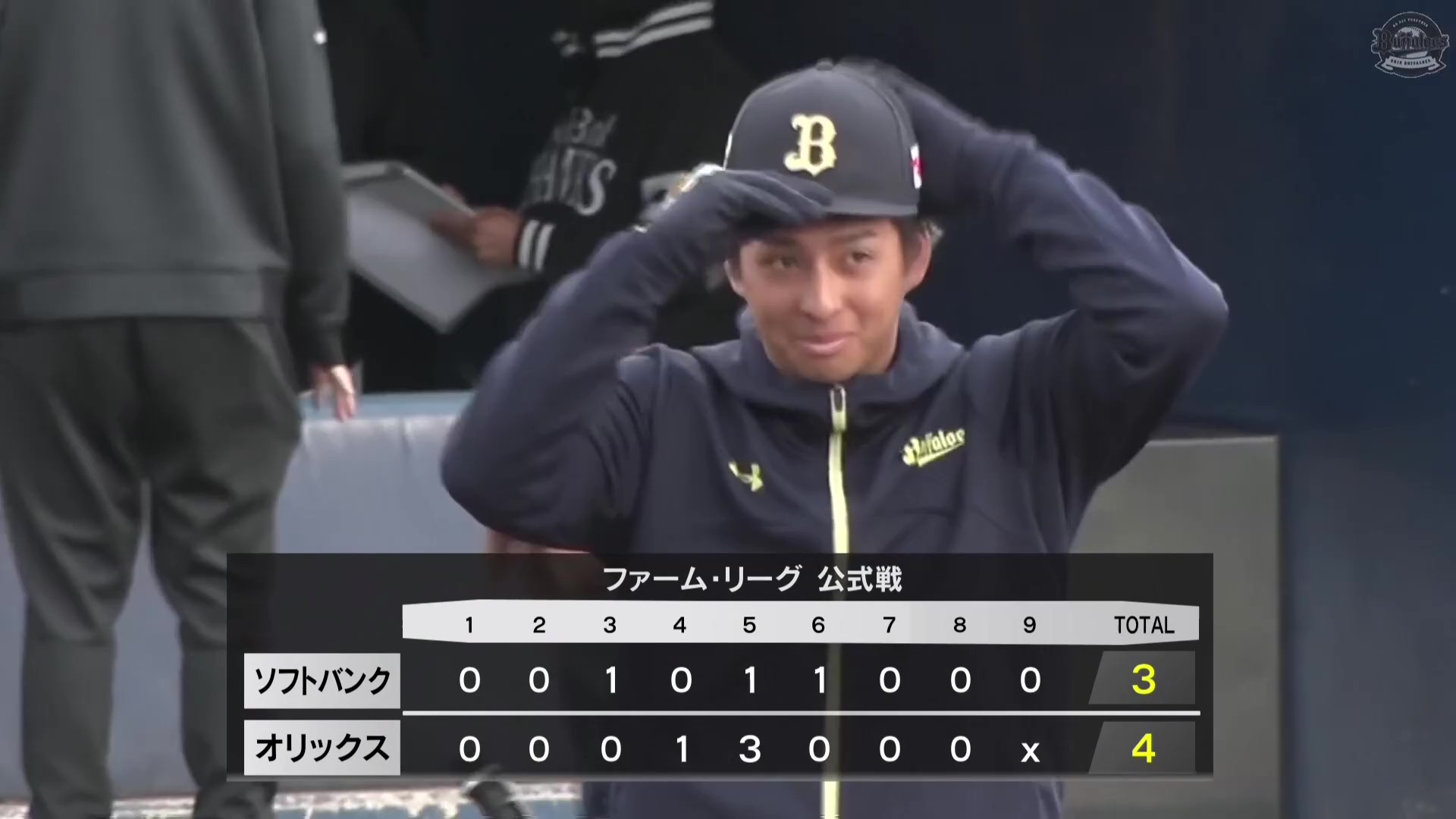 【ファーム】バファローズ・乾健斗投手 ヒーローインタビュー 3月15日 オリックス・バファローズ 対 福岡ソフトバンクホークス