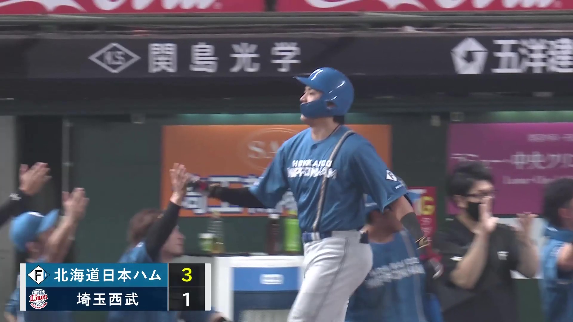【3回表】打った瞬間の一発!! ファイターズ・野村佑希 レフトスタンドへの逆転3ランHR!! 2026年7月23日 埼玉西武ライオンズ 対 北海道日本ハムファイターズ