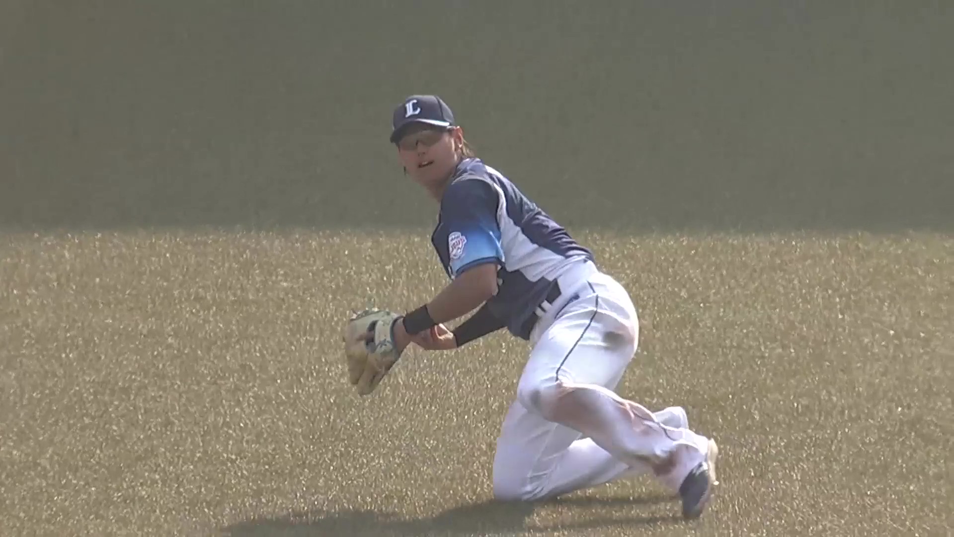 【5回裏】鉄壁の守備!! ライオンズ・西川愛也 センター前の打球をダイビングキャッチで出塁阻止!! 2026年3月29日 千葉ロッテマリーンズ 対 埼玉西武ライオンズ