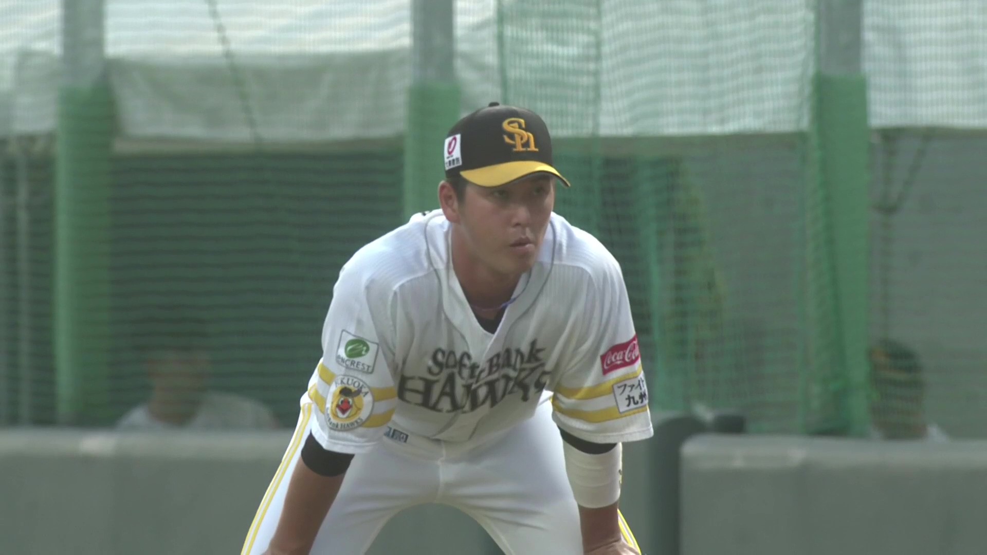 【ファーム】ホークス・秋広優人 巧みなグラブ捌きでアウトにする!!  2026年6月28日 福岡ソフトバンクホークス 対 オイシックス新潟アルビレックスBC