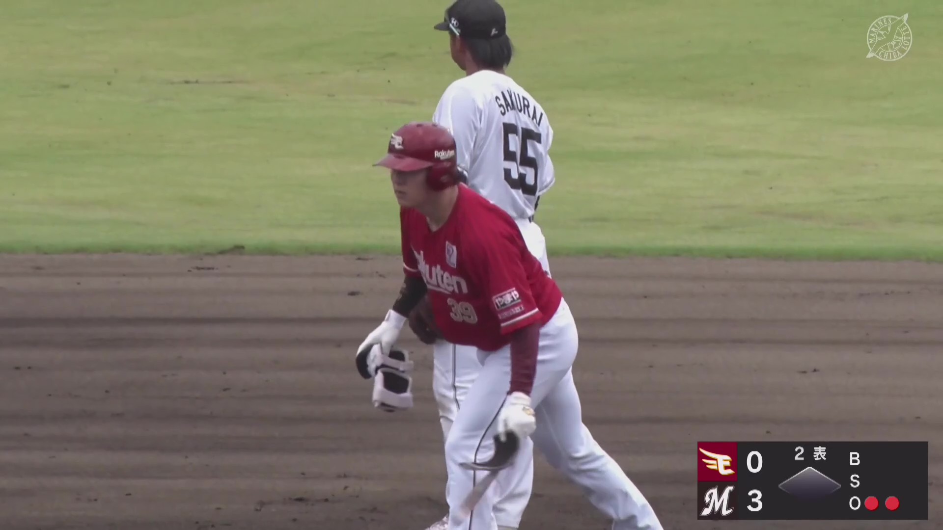 【ファーム】イーグルス・伊藤裕季也 フェンス直撃のタイムリー2ベースヒットで1点を返す!! 2026年9月17日 千葉ロッテマリーンズ 対 東北楽天ゴールデンイーグルス