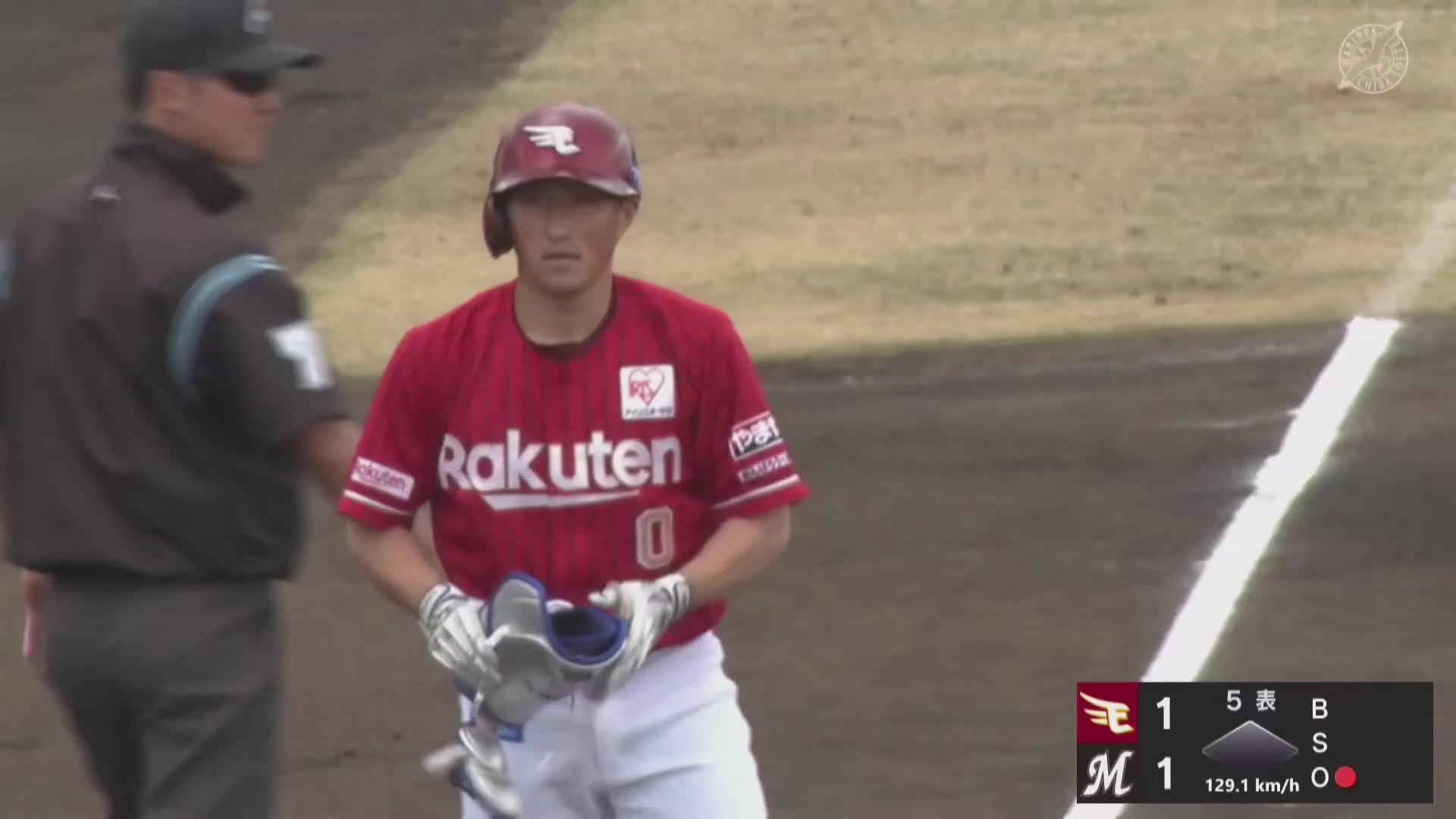 【ファーム】本日絶好調!! イーグルス・小深田大翔 快足飛ばしてタイムリー3ベースヒット!! 2026年3月19日 千葉ロッテマリーンズ 対 東北楽天ゴールデンイーグルス