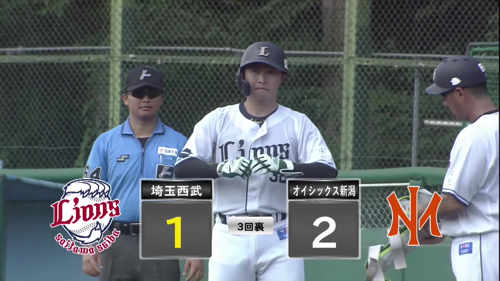 【ファーム】初球打ち!! ライオンズ・山村崇嘉 センターへのタイムリーヒットで反撃開始!! 2026年7月20日 埼玉西武ライオンズ 対 オイシックス新潟アルビレックスBC