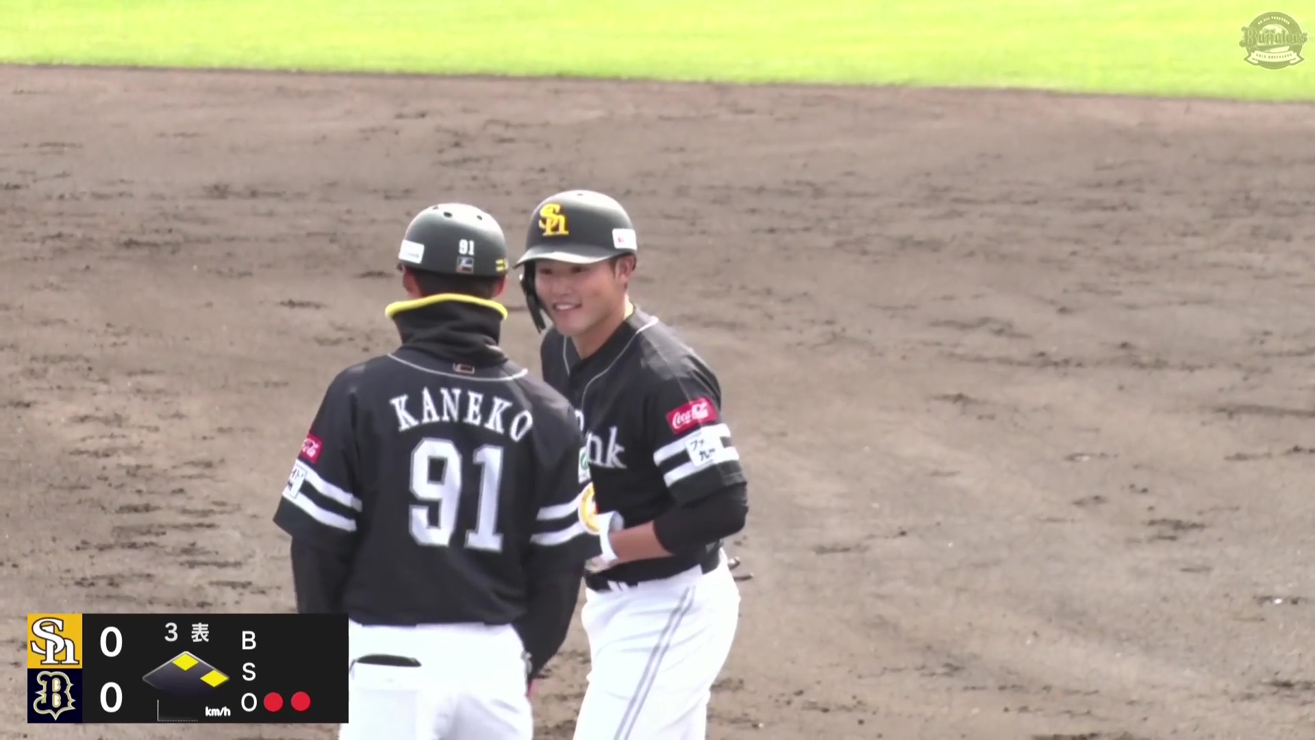 【ファーム】執念の先制打!! ホークス・山本恵大 バットを折られるもセンターへ運ぶタイムリー!! 2026年3月15日 オリックス・バファローズ 対 福岡ソフトバンクホークス