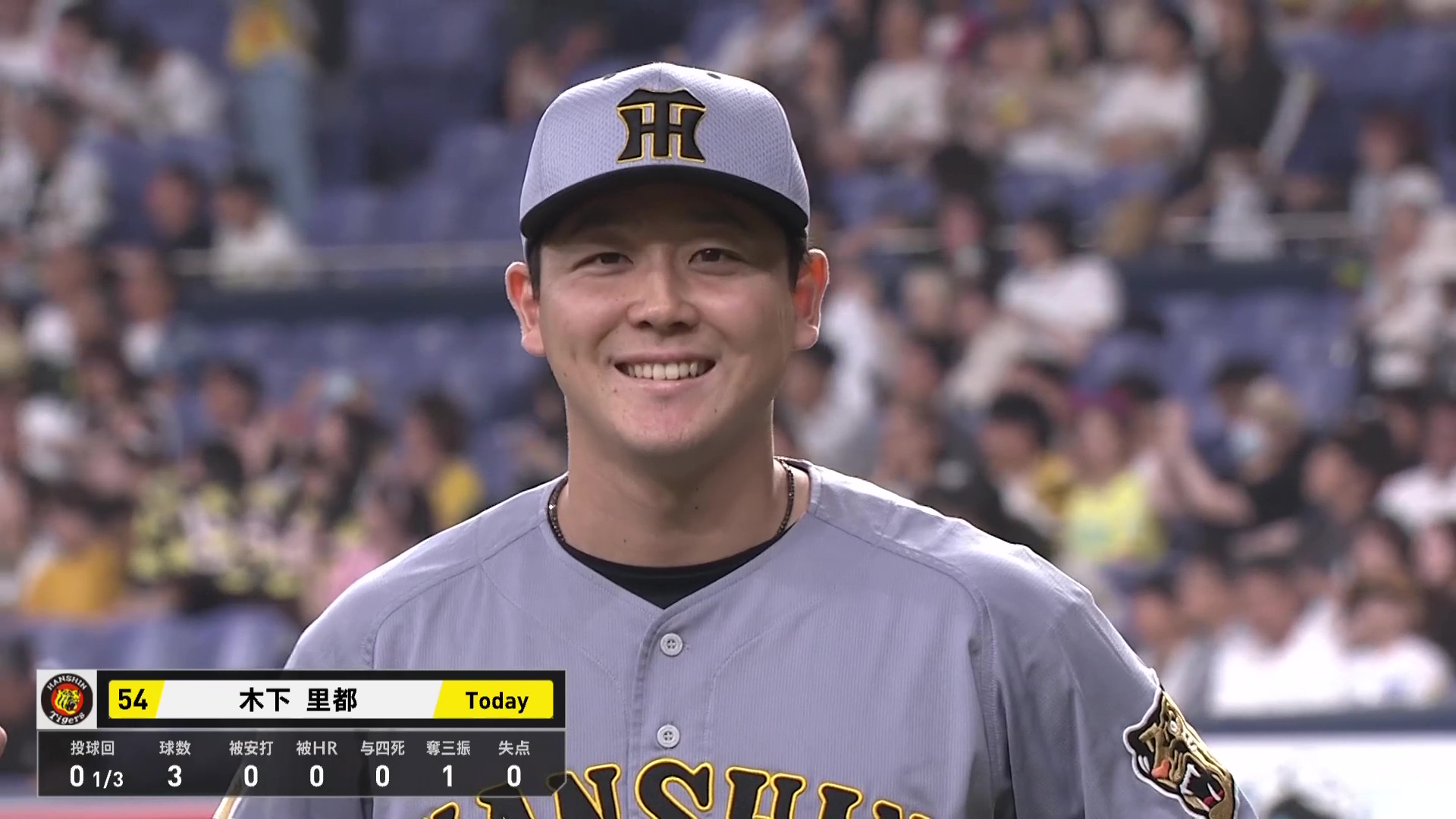 タイガース・木下里都投手ヒーローインタビュー 6月13日 オリックス・バファローズ 対 阪神タイガース