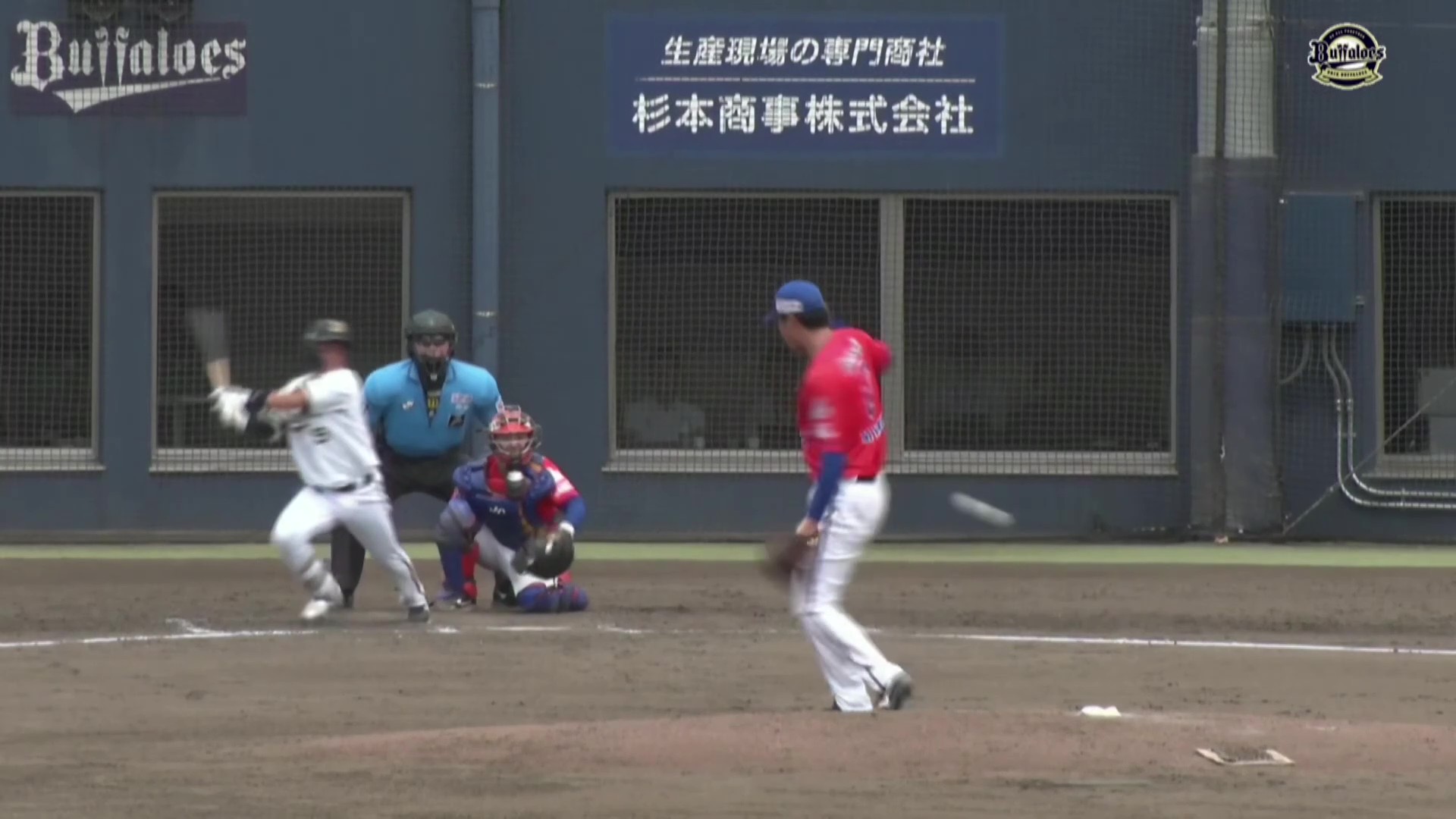 【ファーム】今日2安打目!! バファローズ・西野真弘 2アウトからセンター前に運ぶヒット!! 2026年8月4日 オリックス・バファローズ 対 オイシックス新潟アルビレックスBC