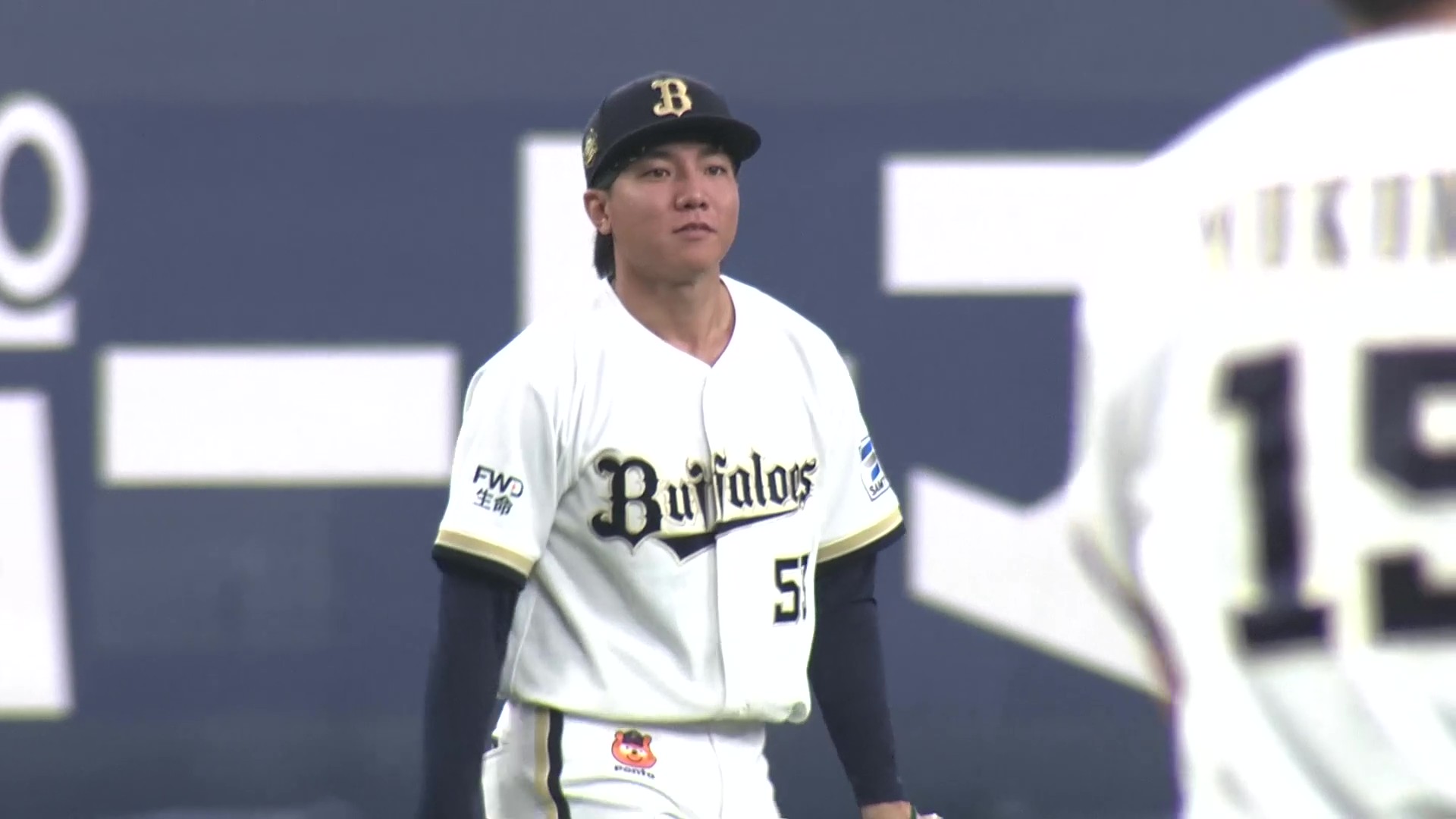 【8回表】流れるような守備!! バファローズ・宜保翔 三遊間の深い打球をアウトにする!! 2026年6月12日 オリックス・バファローズ 対 阪神タイガース