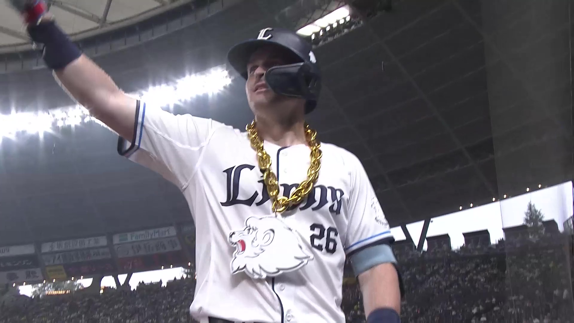【2回裏】3試合連続アーチ!! ライオンズ・ネビン レフトスタンドへのソロHRで先制!! 2026年7月24日 埼玉西武ライオンズ 対 福岡ソフトバンクホークス