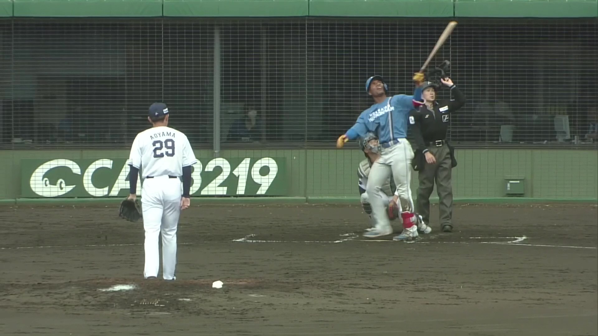 【ファーム】2試合連続HR!! ファイターズ・エドポロケイン 打球は高々と舞い上がりレフトスタンドへ!! 2026年3月31日 埼玉西武ライオンズ 対 北海道日本ハムファイターズ