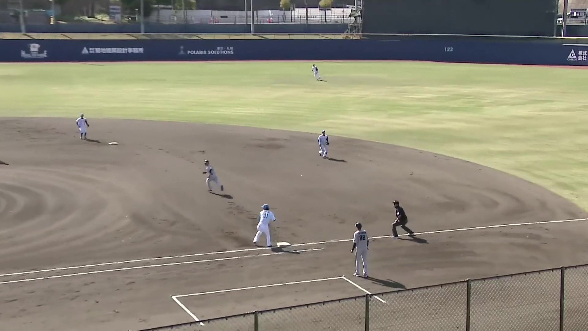 【ファーム】好判断!! ファイターズ・濵田泰希 上手くゲッツーを完成させてピンチをしのぐ!! 2026年4月3日 北海道日本ハムファイターズ 対 くふうハヤテベンチャーズ静岡