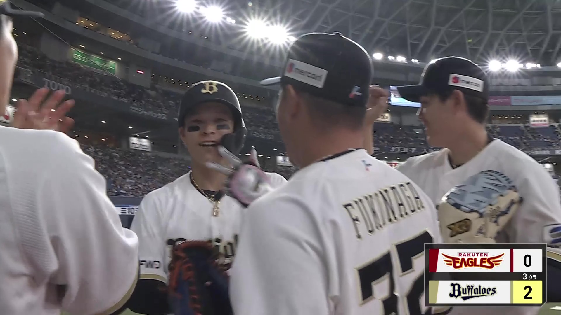 【3回裏】今季チーム初アーチ!! バファローズ・中川圭太 レフトスタンドに飛び込む2ランHRで先制!! 2026年3月28日 オリックス・バファローズ 対 東北楽天ゴールデンイーグルス