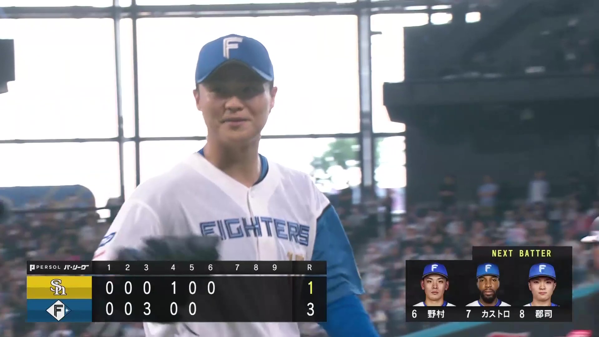 【6回表】今季自己最多の102球!! ファイターズ・山崎福也 6回被安打3、1失点の力投!! 2026年8月20日 北海道日本ハムファイターズ 対 福岡ソフトバンクホークス