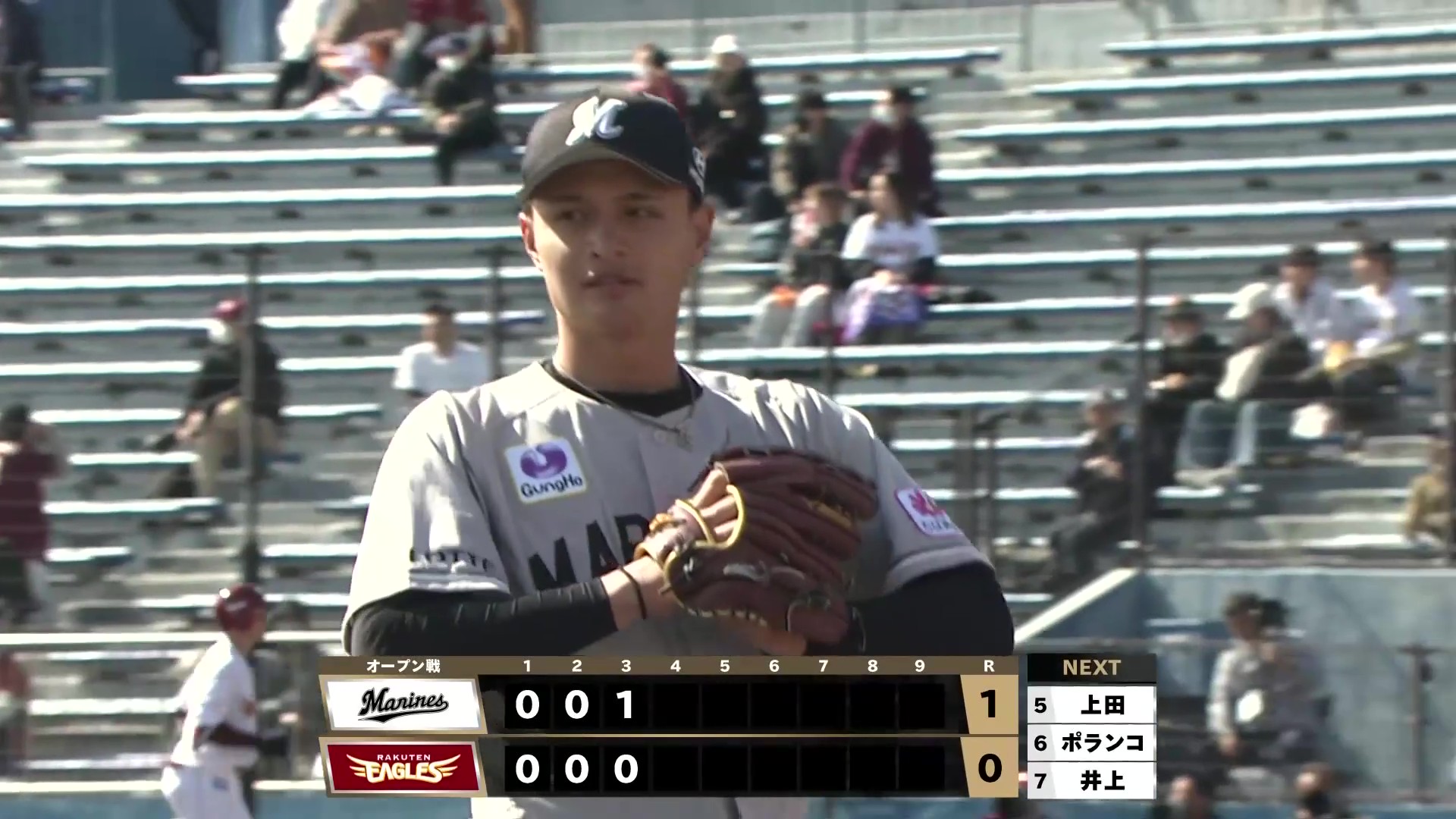 【3回裏】ドラ2ルーキーが好投!! マリーンズ・毛利海大 3回を4奪三振無失点に抑えるピッチング!! 2026年3月5日 東北楽天ゴールデンイーグルス 対 千葉ロッテマリーンズ