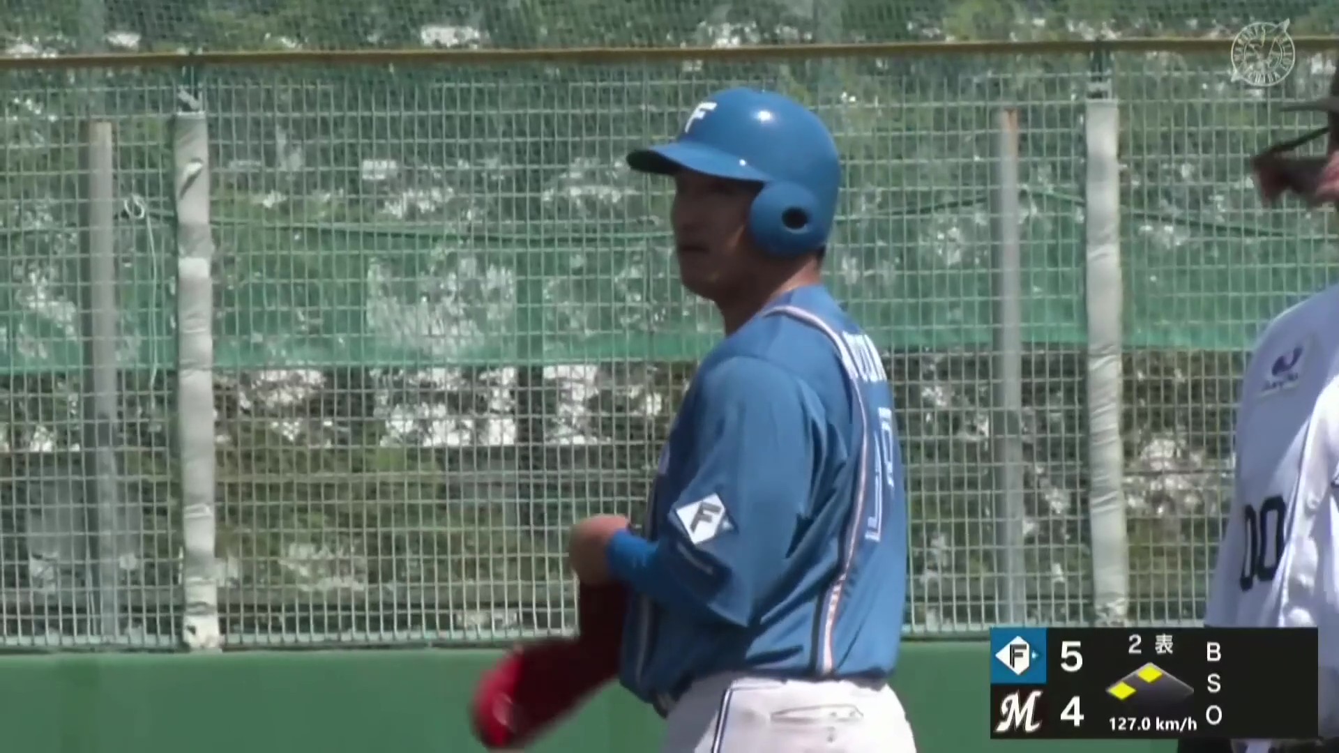 【ファーム】ファイターズ・有薗 直輝 レフトフェンス直撃のタイムリー2ベースで再び逆転!! 2026年4月11日 千葉ロッテマリーンズ 対 北海道日本ハムファイターズ