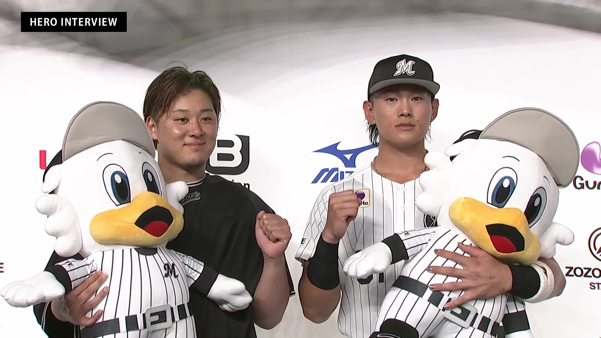 マリーンズ・鈴木昭汰投手・山本大斗選手ヒーローインタビュー 6月12日 千葉ロッテマリーンズ 対 横浜DeNAベイスターズ
