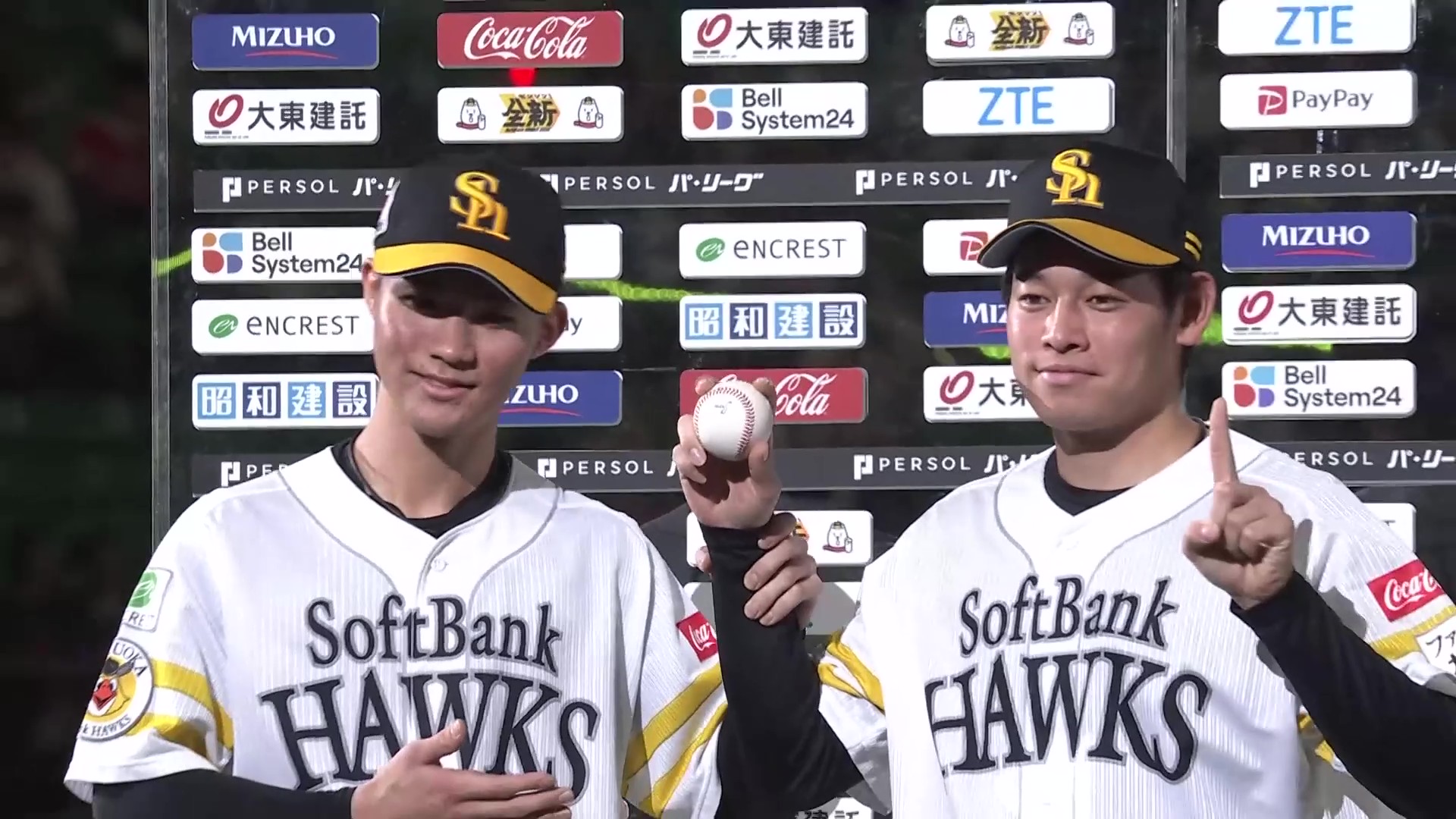 ホークス・庄子雄大選手・鈴木豪太投手ヒーローインタビュー 6月25日 福岡ソフトバンクホークス 対 オリックス・バファローズ