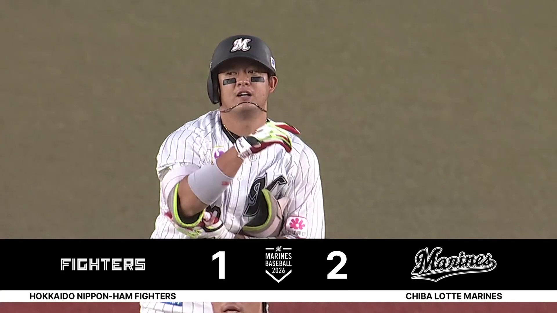 【3回裏】抜群の勝負強さ!! マリーンズ・佐藤都志也 詰まりながらもレフトへ勝ち越しタイムリーヒットを放つ!! 2026年7月8日 千葉ロッテマリーンズ 対 北海道日本ハムファイターズ