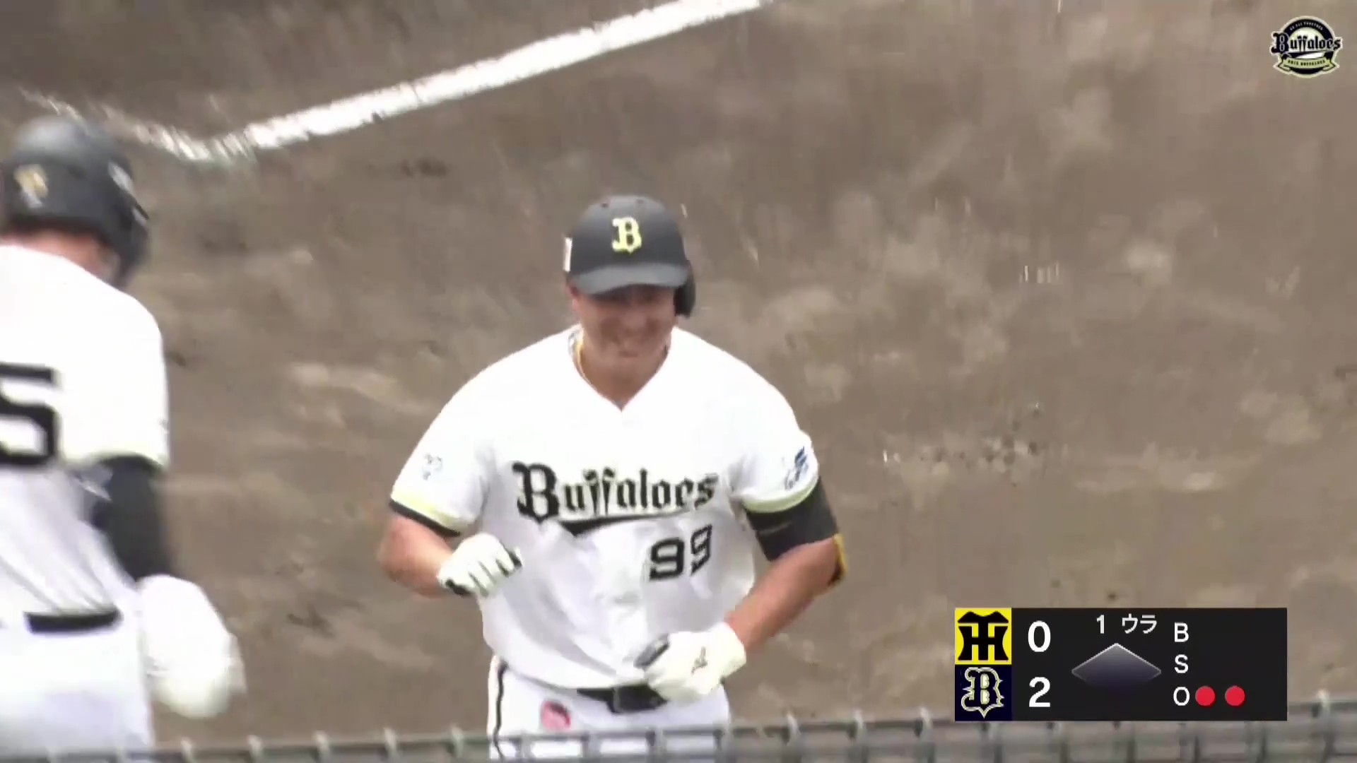 【ファーム】凄まじいパワー!! バファローズ・杉本裕太郎 力強い弾道でレフトへ2ランホームラン!! 2026年7月12日 オリックス・バファローズ 対 阪神タイガース